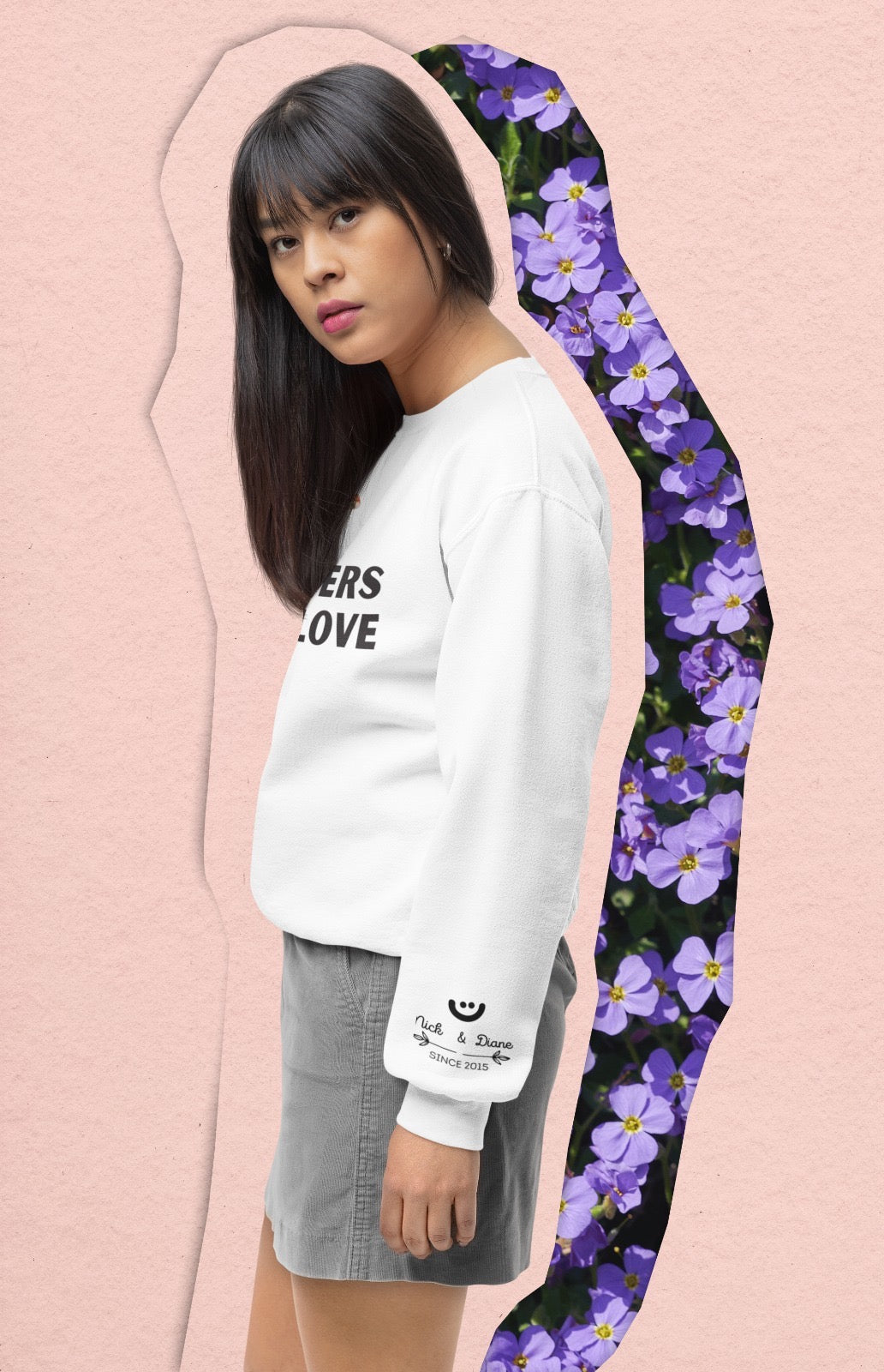 SISTERS BY LOVE - Custom Crewneck Sweatshirt 💕