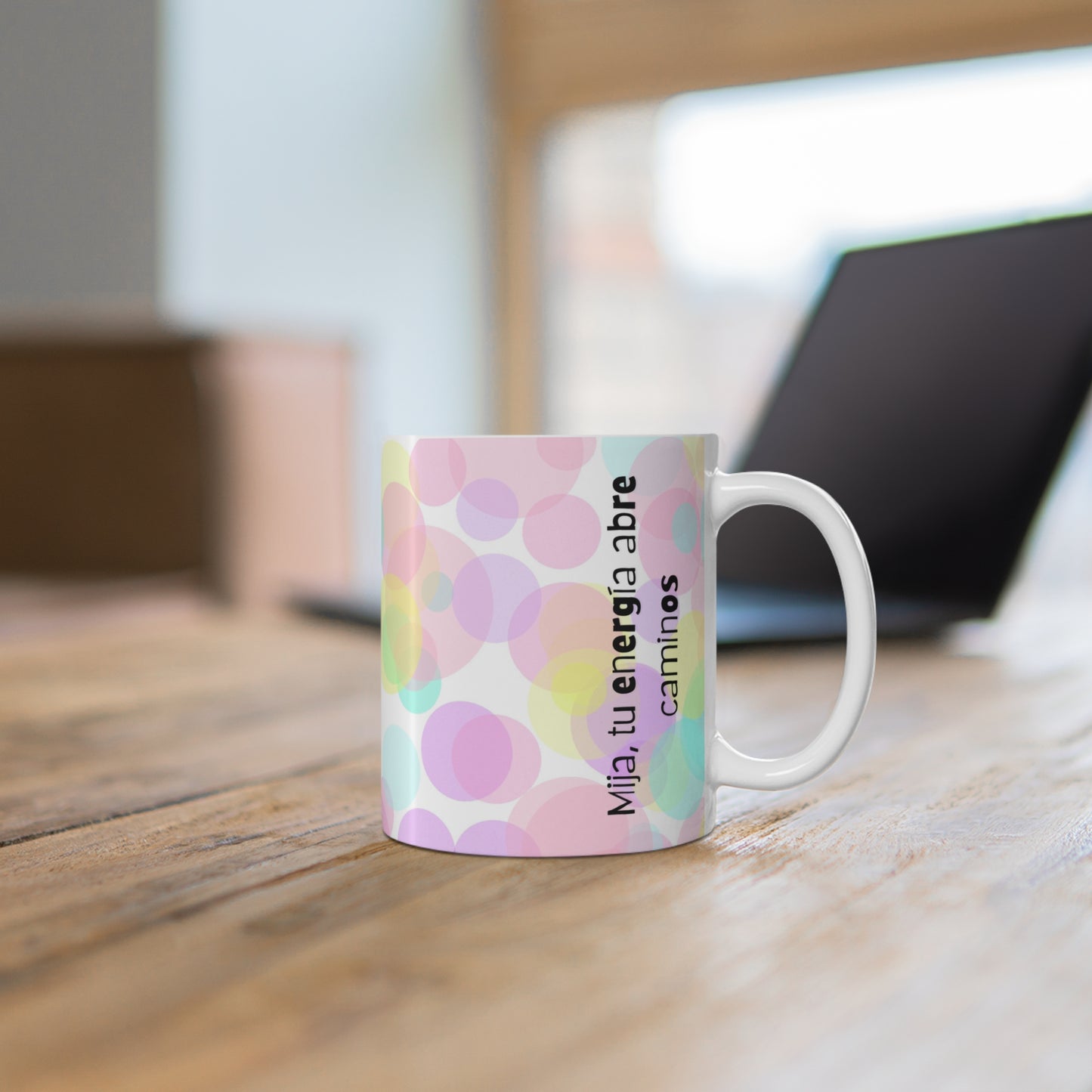 THE KEY TO MY HAPPINESS MUG - Spanish version