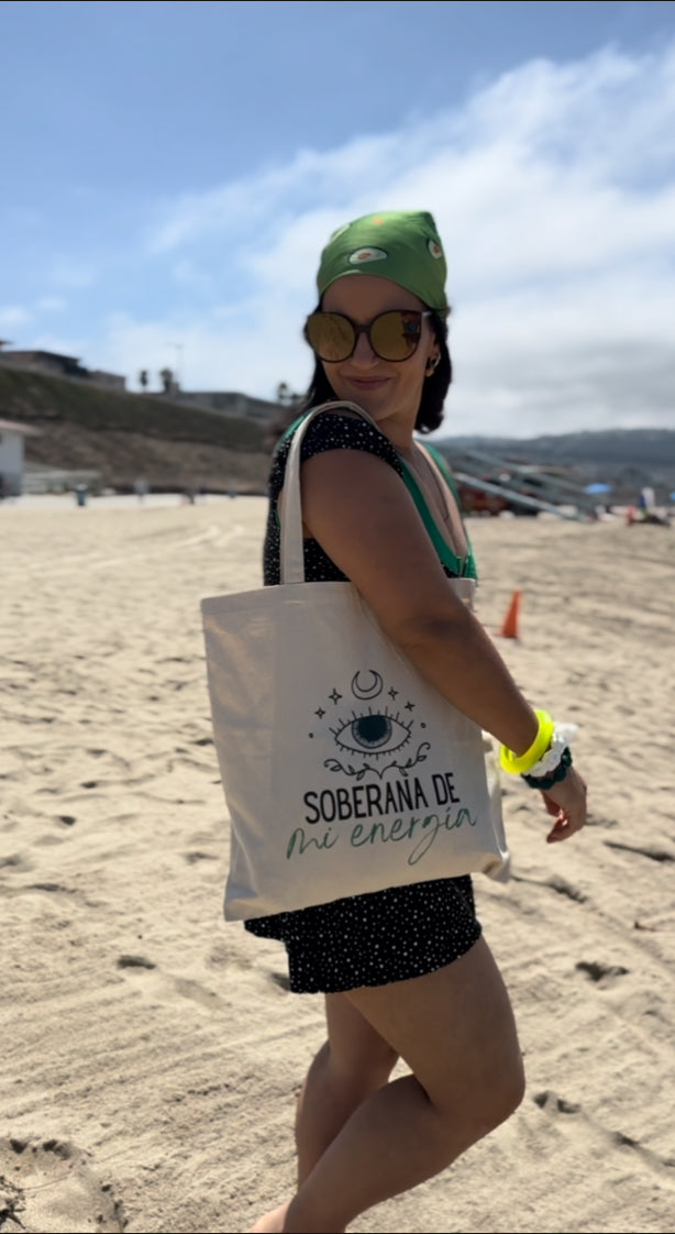 GOOD VIBES- Cotton Canvas Tote Bag