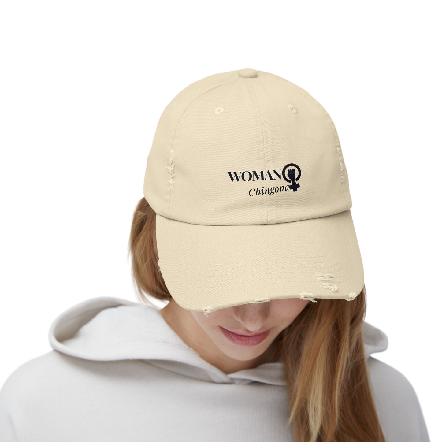 POWERFUL WOMEN- Distressed Cap