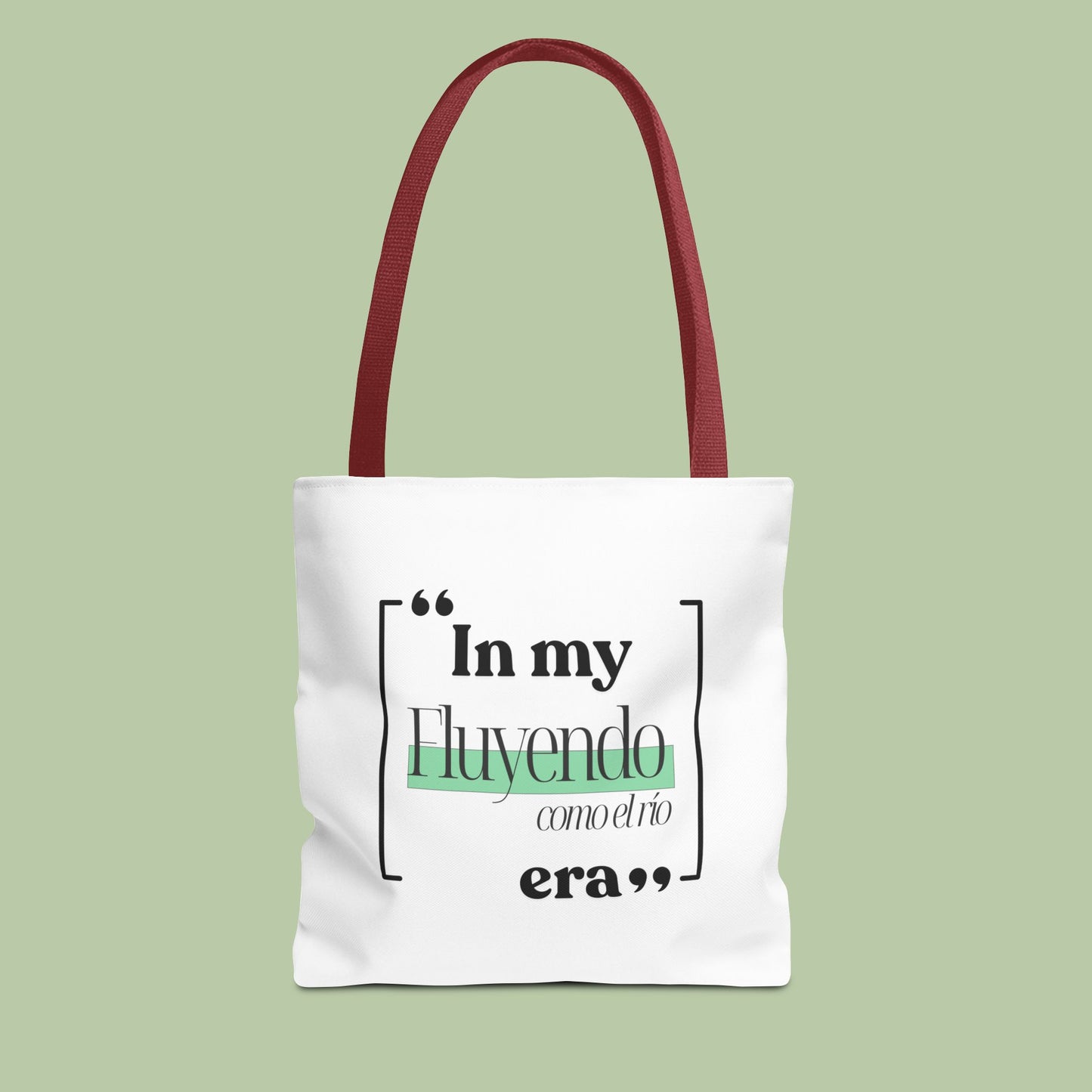 IN MY “Fluyendo como el río ERA”- Tote Bag 🌊