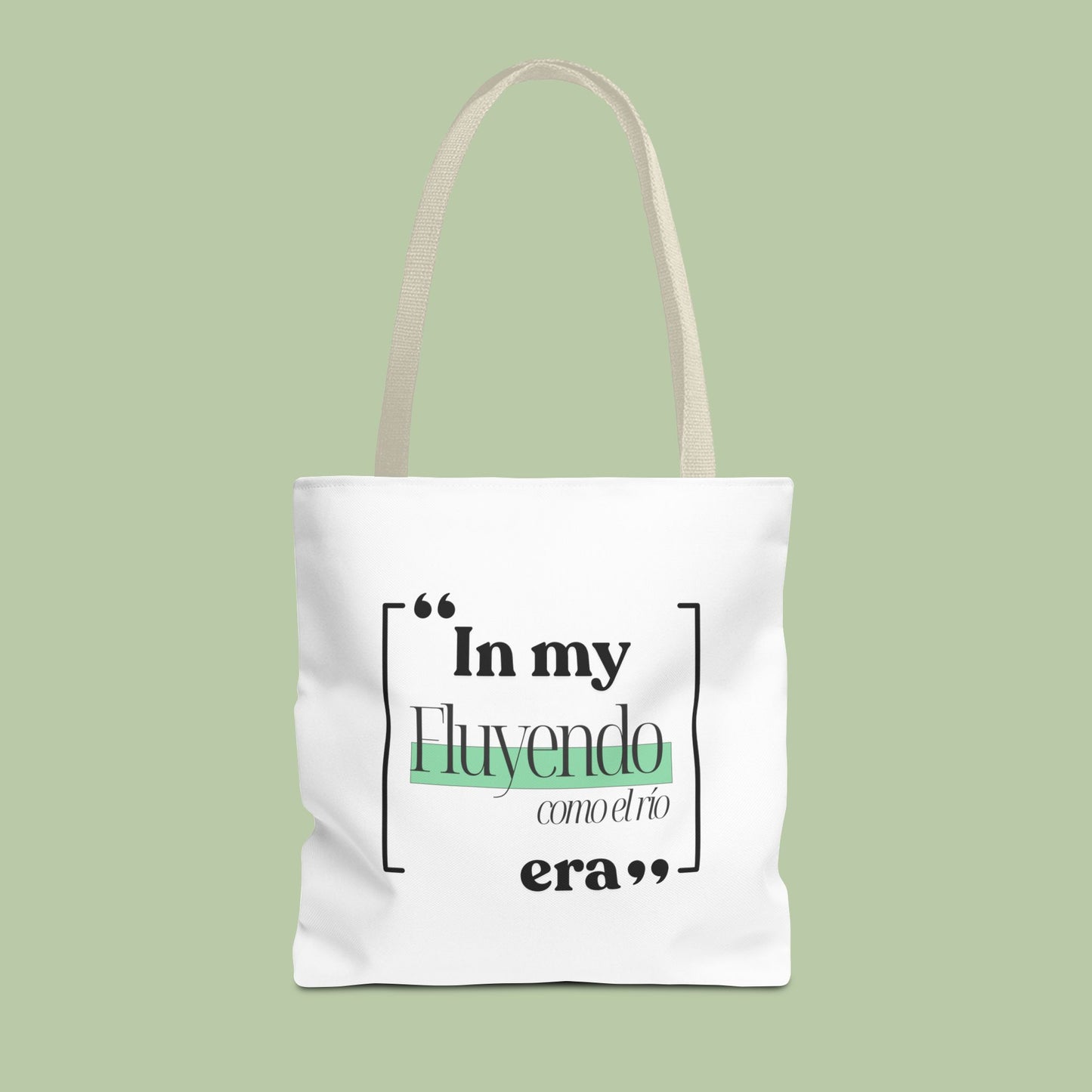 IN MY “Fluyendo como el río ERA”- Tote Bag 🌊