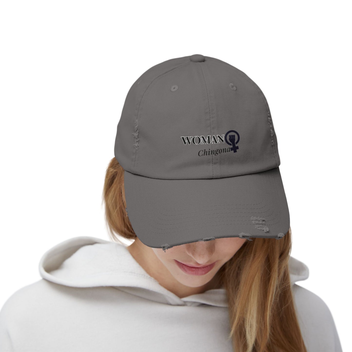 POWERFUL WOMEN- Distressed Cap