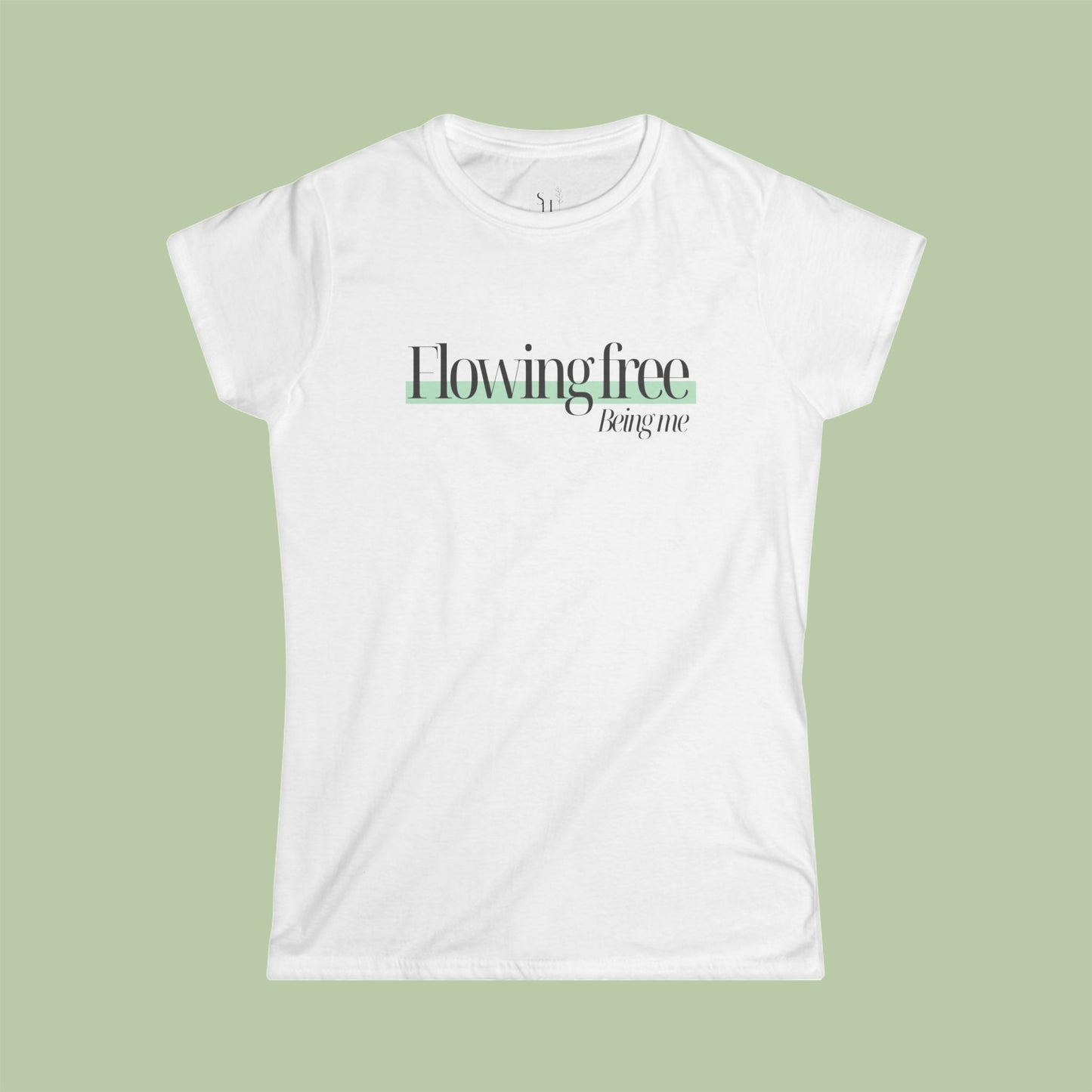 EMPOWERED WOMEN'S TEE - Flowing Free, Being Me (English version)