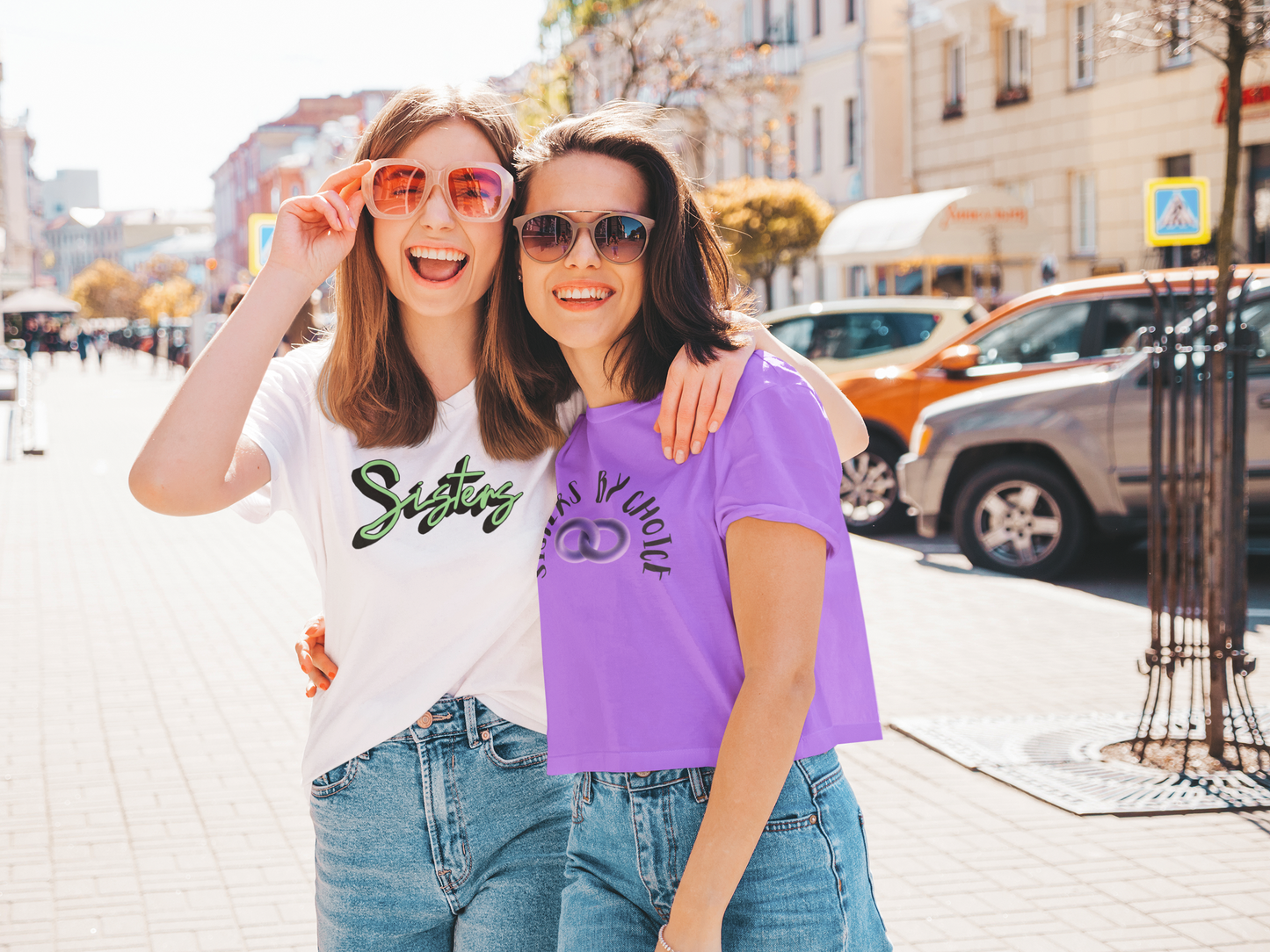 SISTERS BY CHOICE- Crop Top