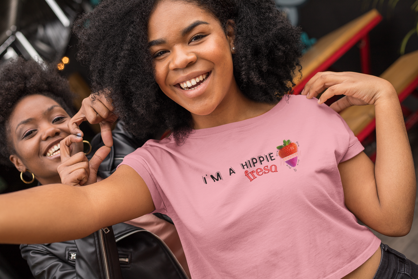 HIPPIE FRESA🍓- Women's Boxy Tee