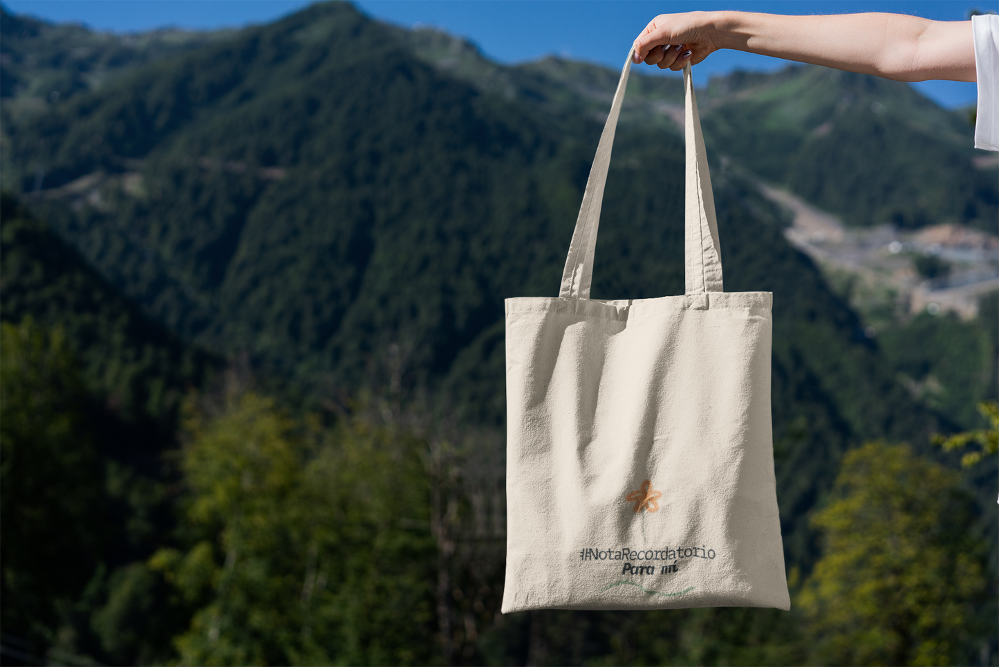 FLOURISH ONE DAY AT A TIME-Tote bag