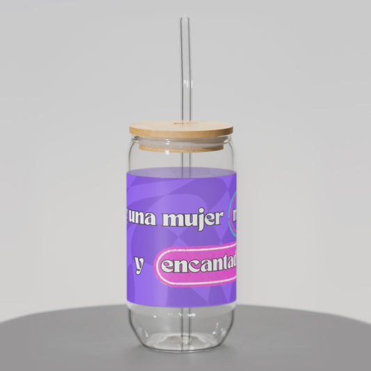 MAGNETIC WOMEN- Custom Sipper Glass