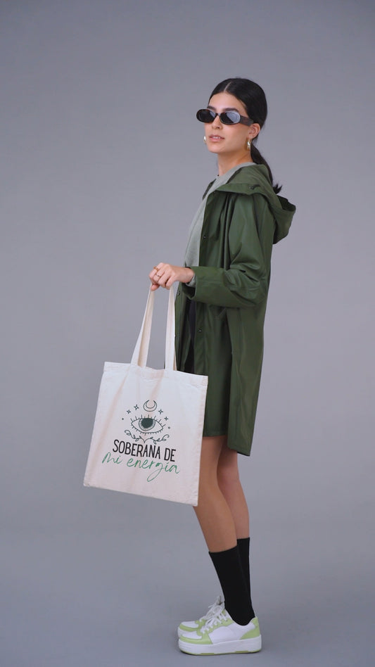 GOOD VIBES- Cotton Canvas Tote Bag