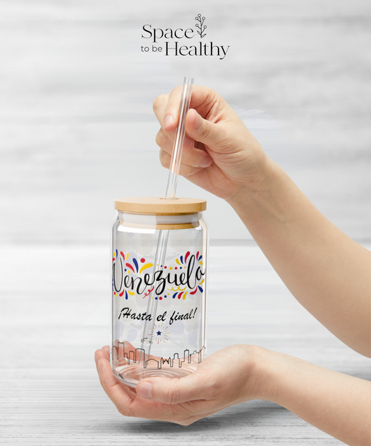 ✨ VENEZUELA, UNTIL THE END- Sipper Glass